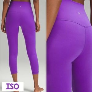 ISO - Lululemon Align in Atomic Purple.